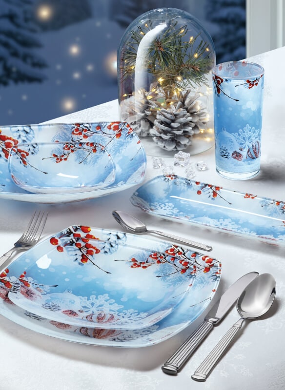 новогодняя коллекция посуды