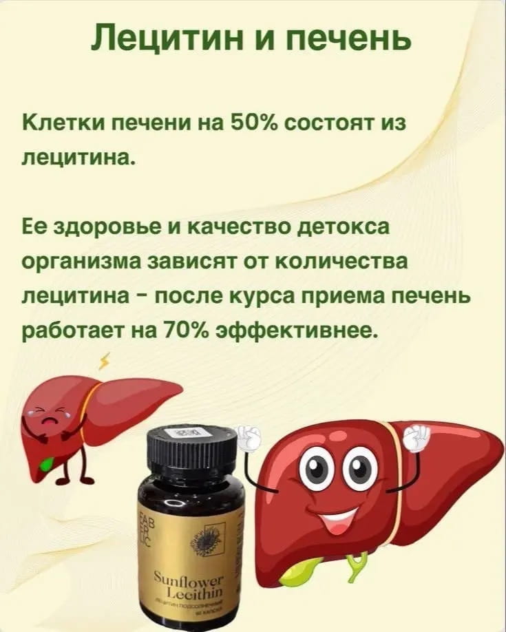 Лецитин для печени